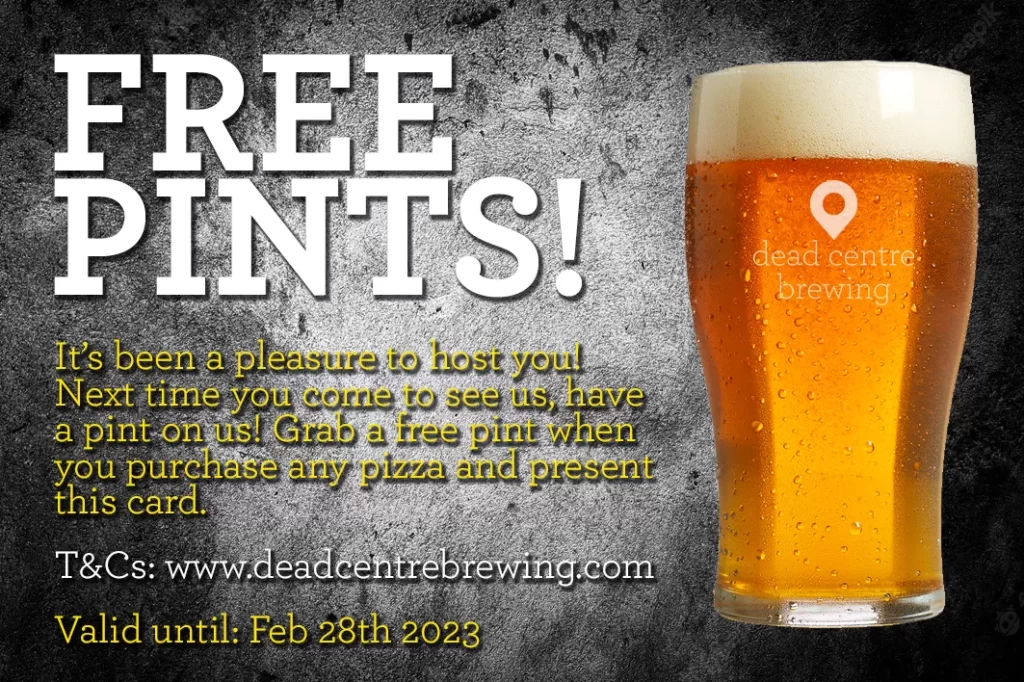 Dead Centre Brewing | Terms